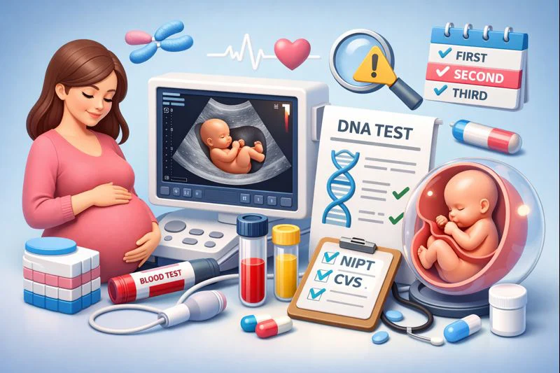 آزمایش‌ها و غربالگری‌های دوران بارداری