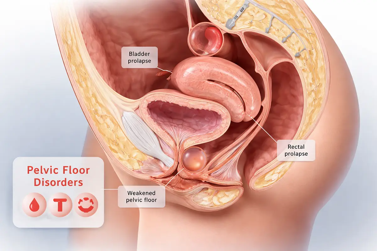 اختلالات کف لگن در زنان
