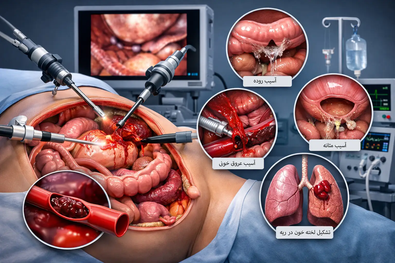 عوارض لاپاراسکوپی در زنان
